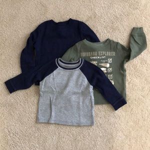 EUC long slv thermal shirts, 18mos.